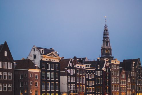 gevels amsterdamse huisjes - Amsterdam prijzen