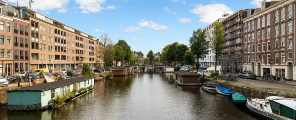 The Da Costa quay in Amsterdam Oud West